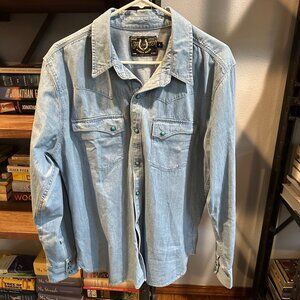 Freenote Cloth Calico Denim Shirt